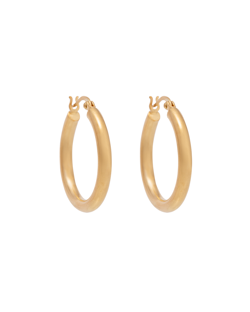 TIDAL HOOPS MEDIUM 18K GOLD PLATED KIRSTIN ASH Australia
