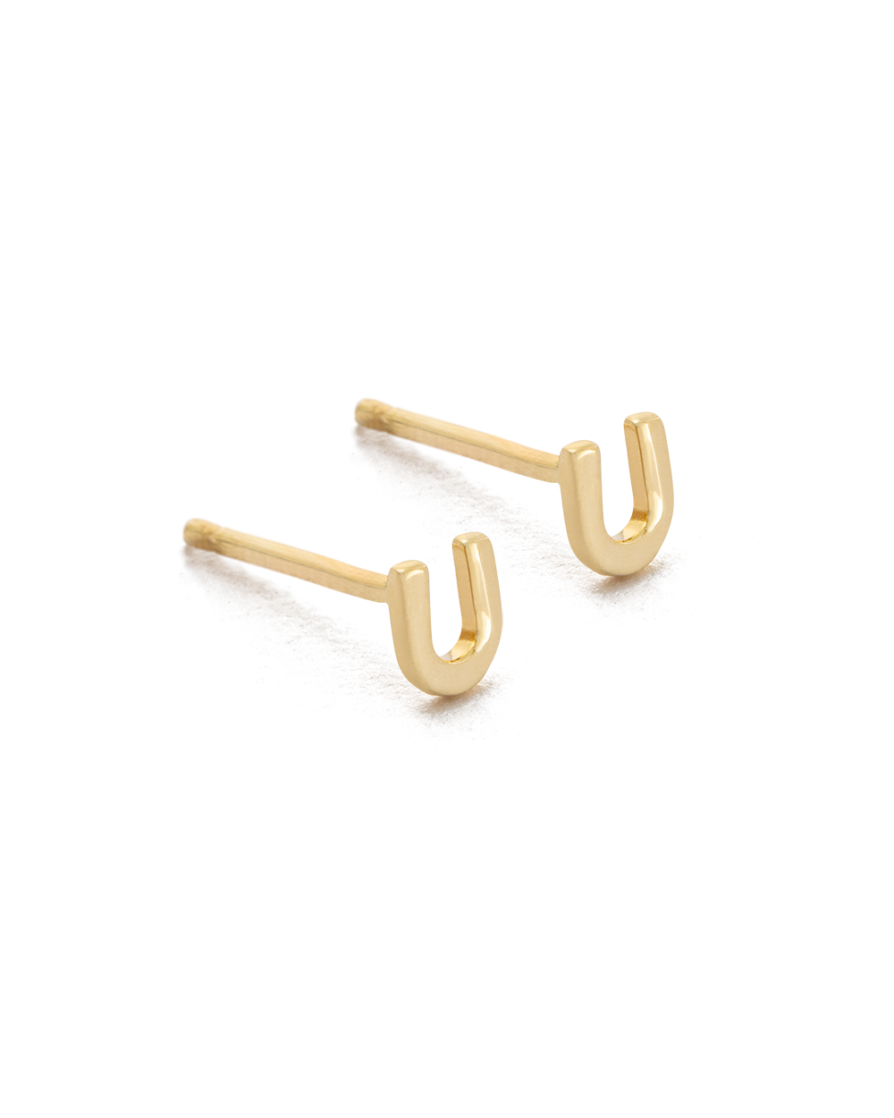 INITIAL EARRINGS (9K GOLD)