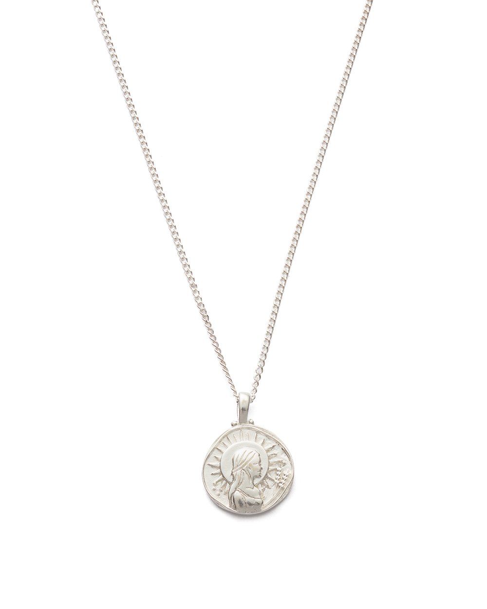 VIRGO ZODIAC NECKLACE (STERLING SILVER) - IMAGE 1