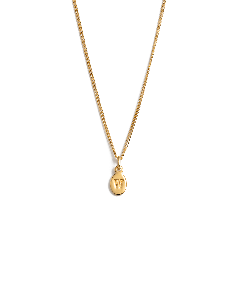 INITIAL NECKLACE A-Z (18K GOLD VERMEIL)