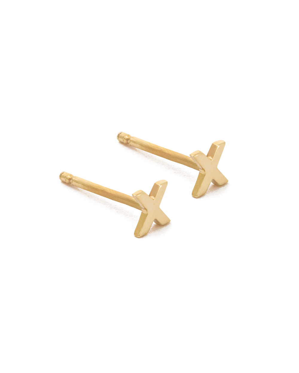 INITIAL EARRINGS (9K GOLD)