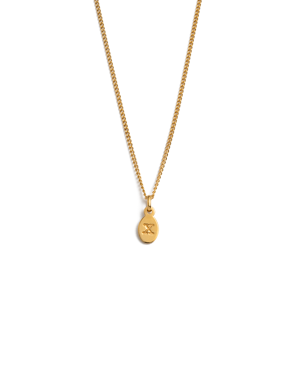 INITIAL NECKLACE A-Z (18K GOLD VERMEIL)