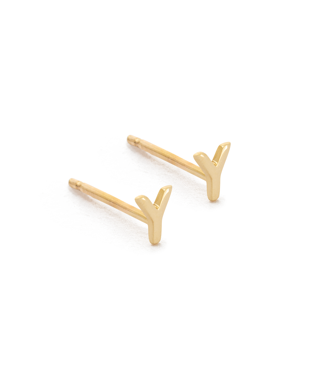 INITIAL EARRINGS (9K GOLD)