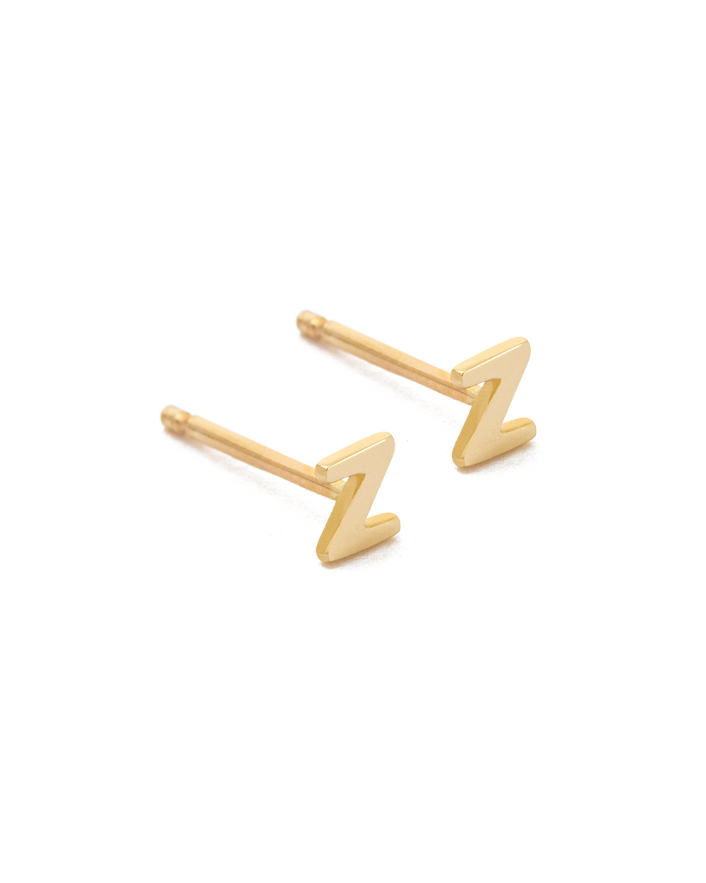 INITIAL EARRINGS (9K GOLD)