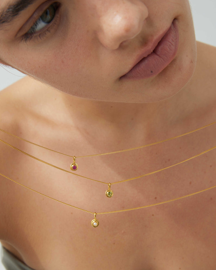 BIRTHSTONE (18K GOLD VERMEIL)