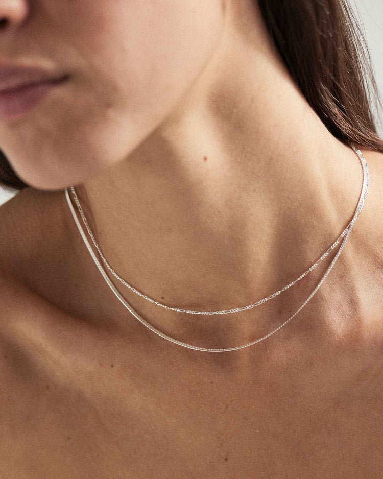 ECHO CHAIN NECKLACE (STERLING SILVER)