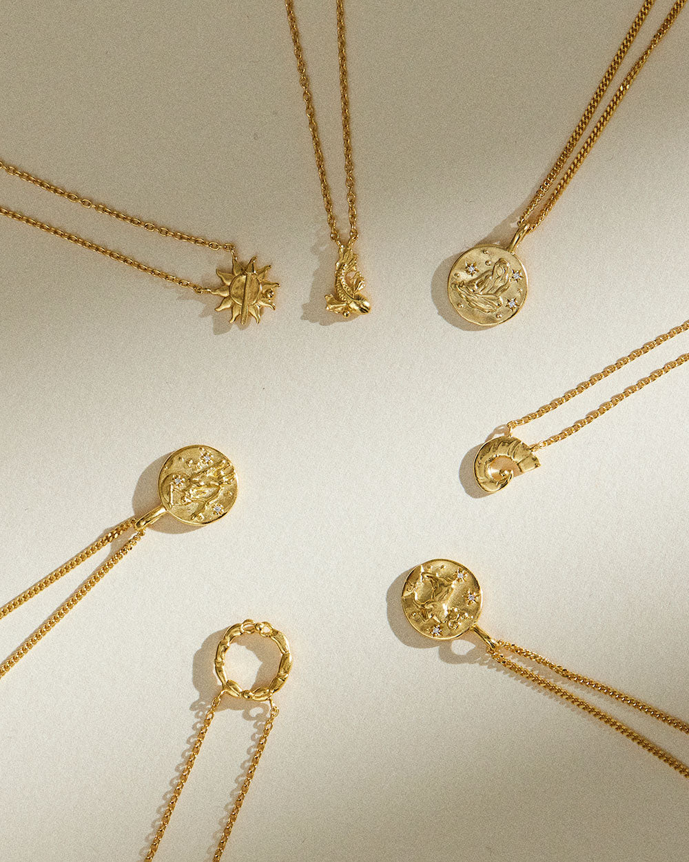 SAGITTARIUS PETITE ZODIAC (18K GOLD VERMEIL)