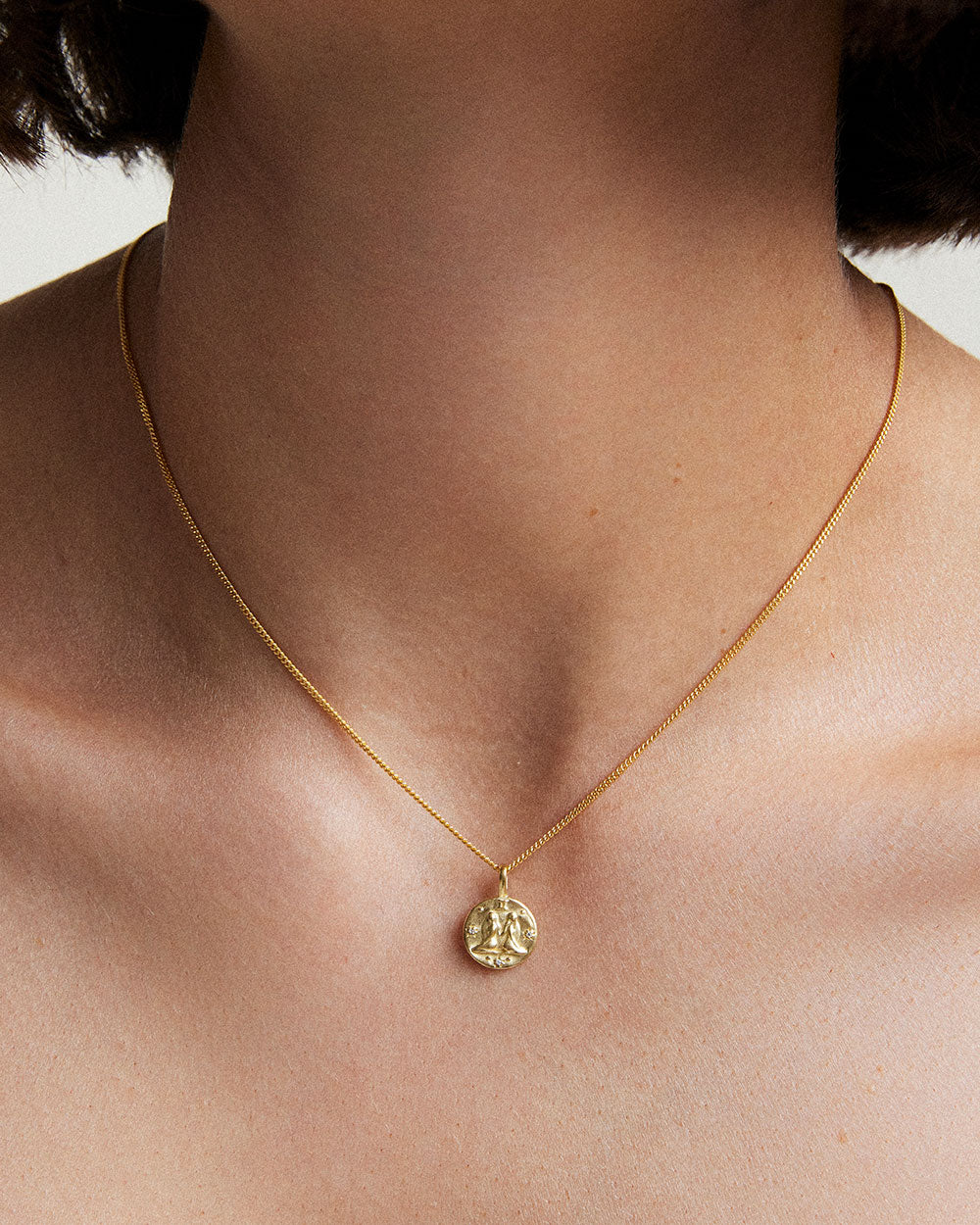 GEMINI PETITE ZODIAC (18K GOLD VERMEIL)