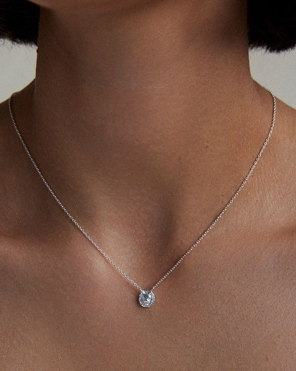 Previously Owned THE LEO Diamond Necklace 1 ct tw Round-cut Diamonds 14K  White Gold | Kay Outlet