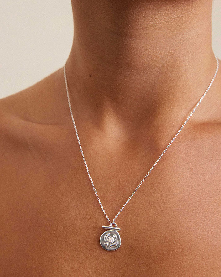 VACANZA COIN NECKLACE (STERLING SILVER)
