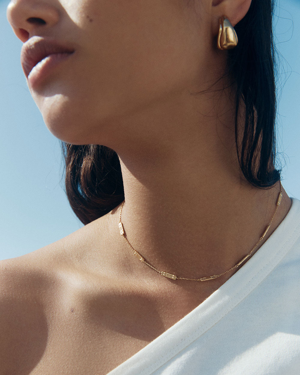 GLISTEN NECKLACE (18K GOLD PLATED)