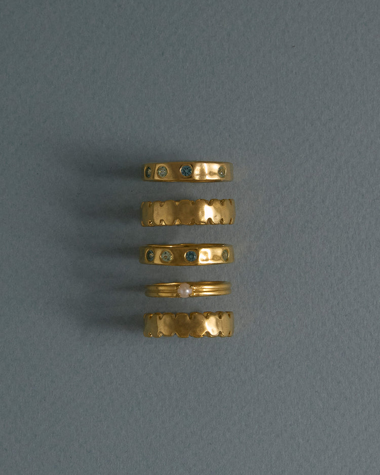 SOLACE PEARL RING (18K GOLD VERMEIL) IMAGE 3