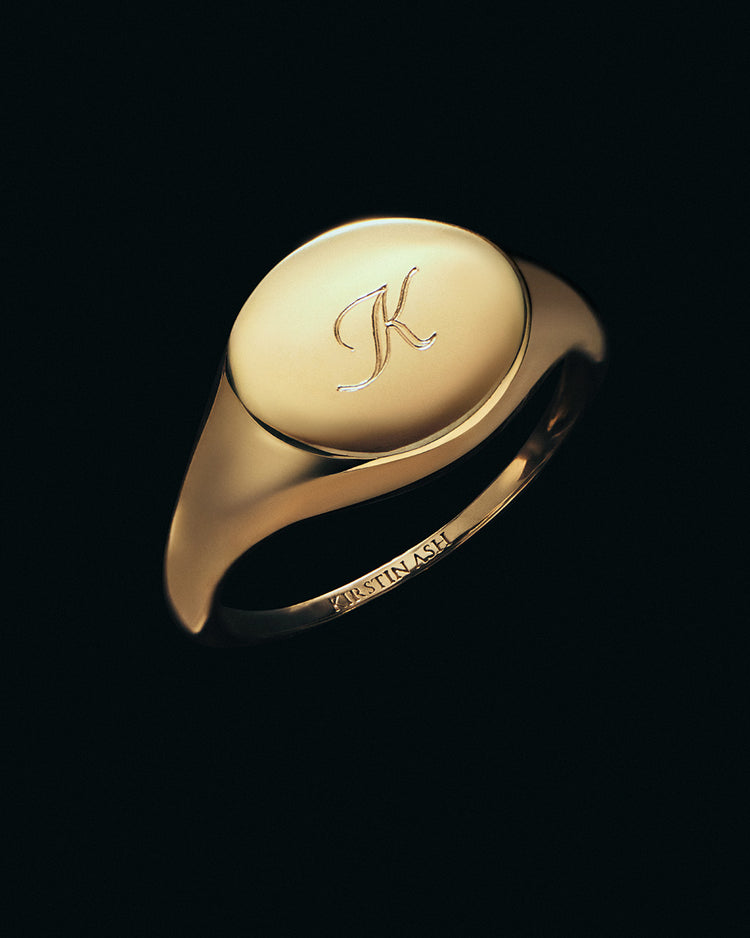 CLASSIC SIGNET RING (9K GOLD)