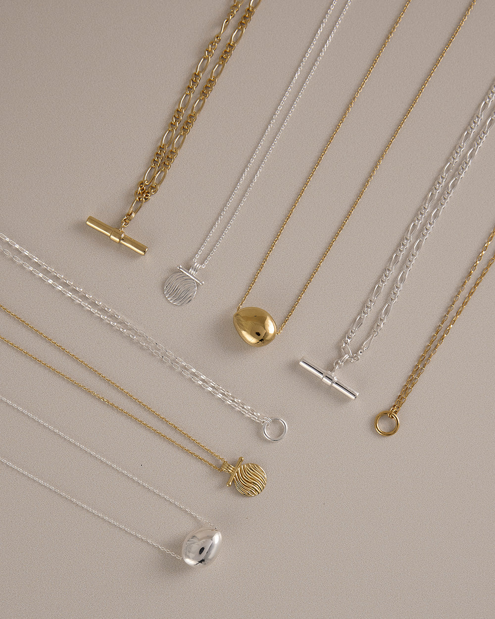 STILLNESS NECKLACE (STERLING SILVER)