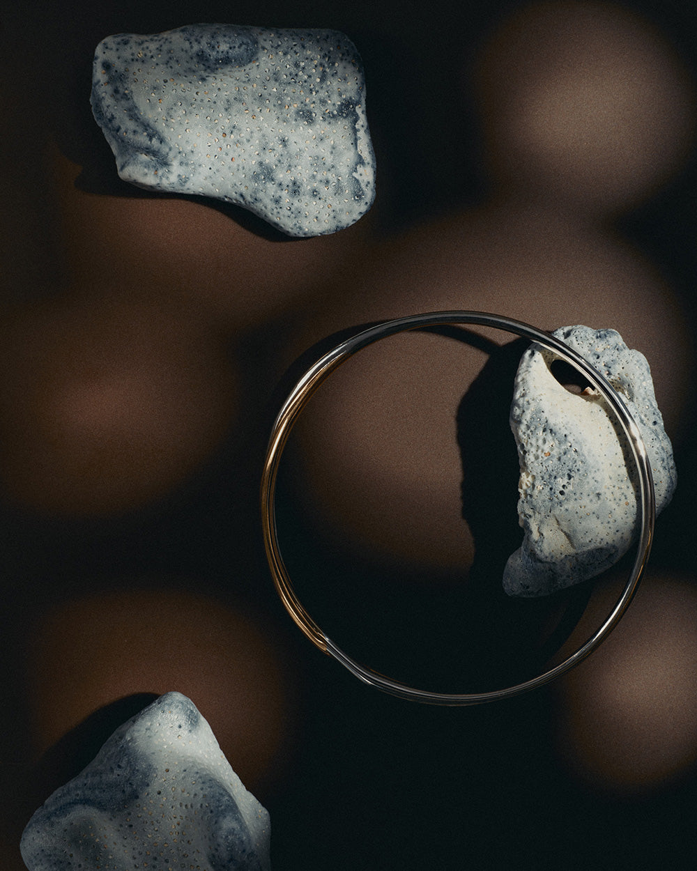 HALCYON BANGLE (MIXED METAL)