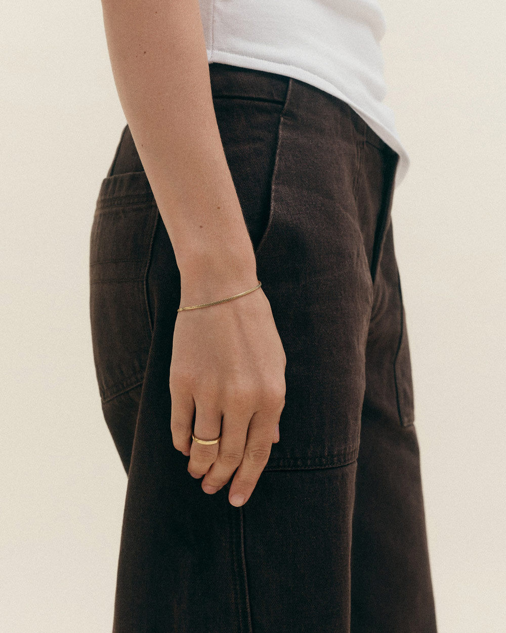 ALIGNMENT CHAIN BRACELET (18K GOLD PLATED)