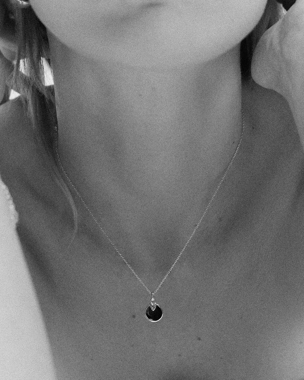 ALIGNMENT ENGRAVABLE NECKLACE (STERLING SILVER)