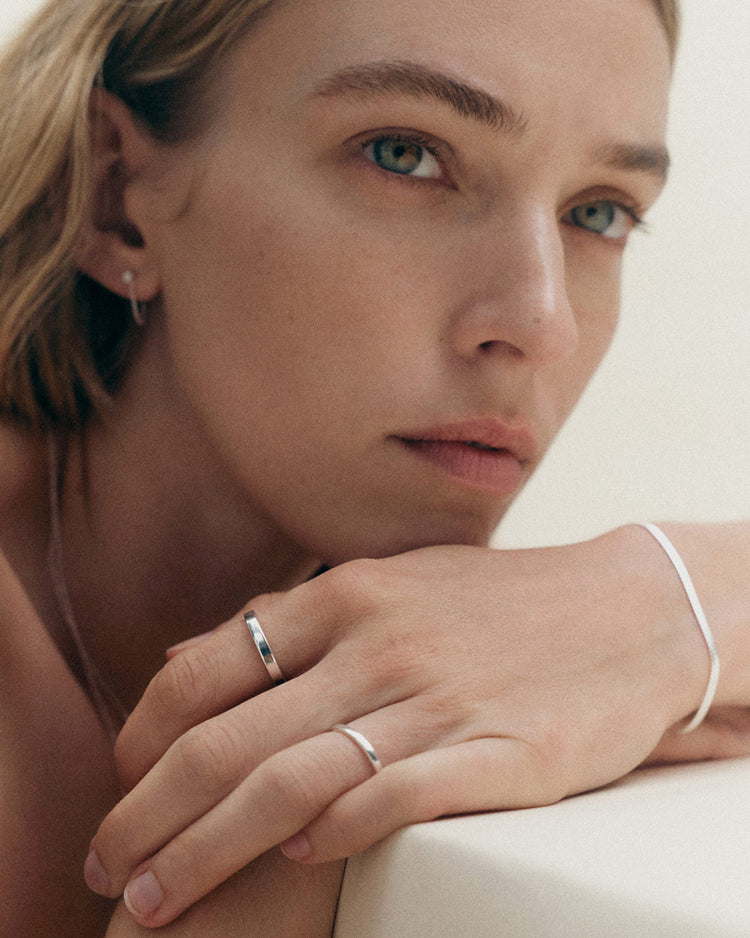 ALIGNMENT CHAIN BRACELET (STERLING SILVER)