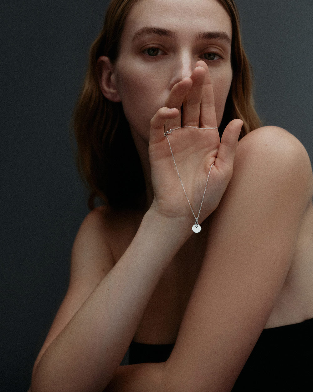 ALIGNMENT ENGRAVABLE NECKLACE (STERLING SILVER)