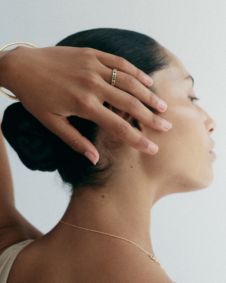 RENEWAL RING (18K GOLD PLATED)