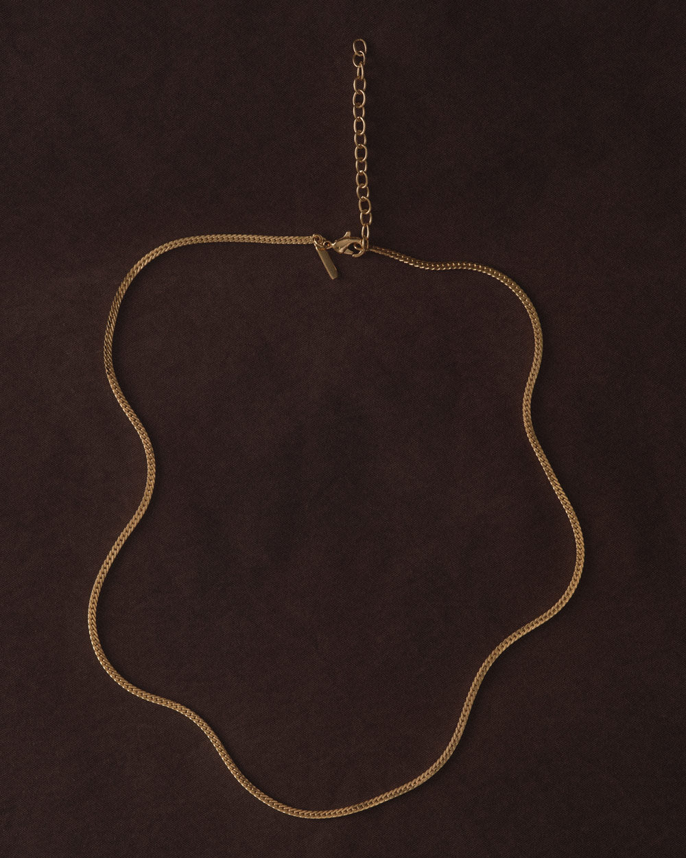 ALIGNMENT CHAIN NECKLACE (18K GOLD PLATED)