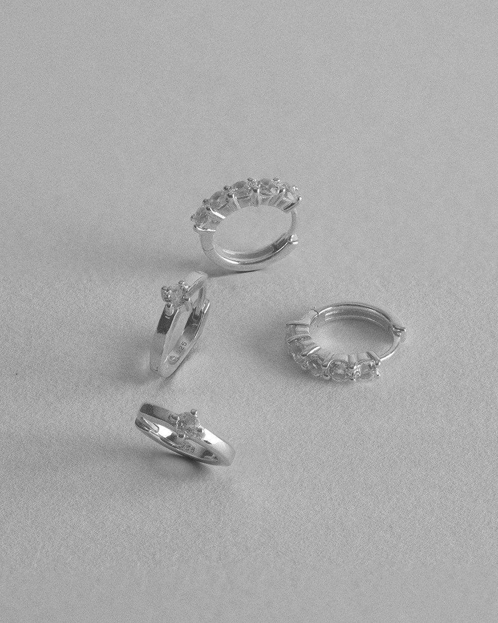 LUMEN HUGGIES (STERLING SILVER)