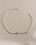 UNFOLD COLLAR NECKLACE (RHODIUM PLATED)