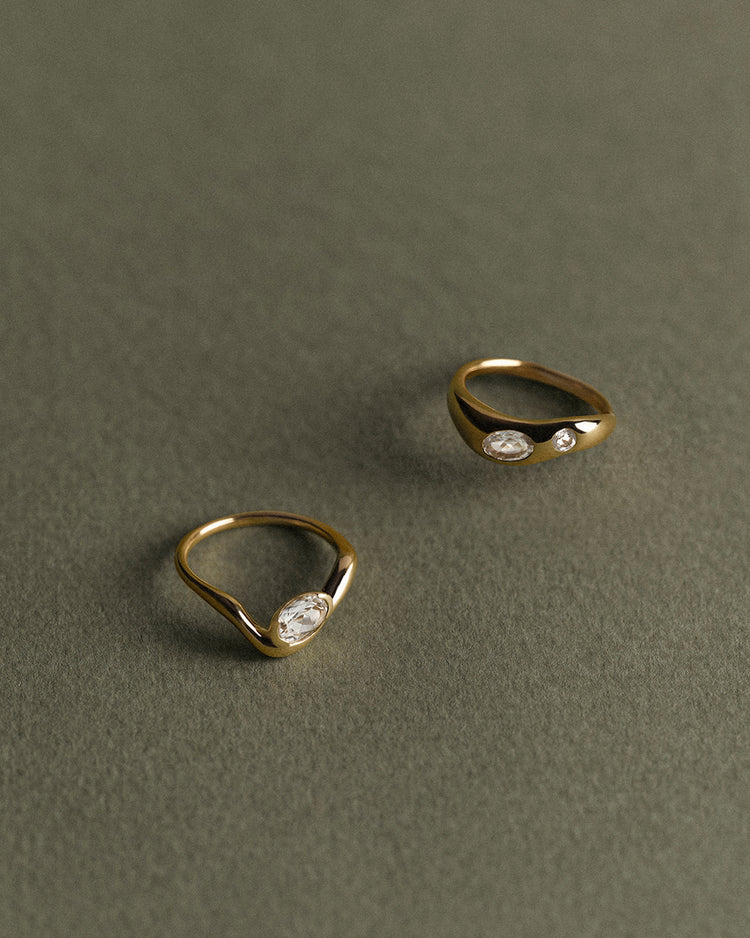 UNFOLD RING (18K GOLD VERMEIL)