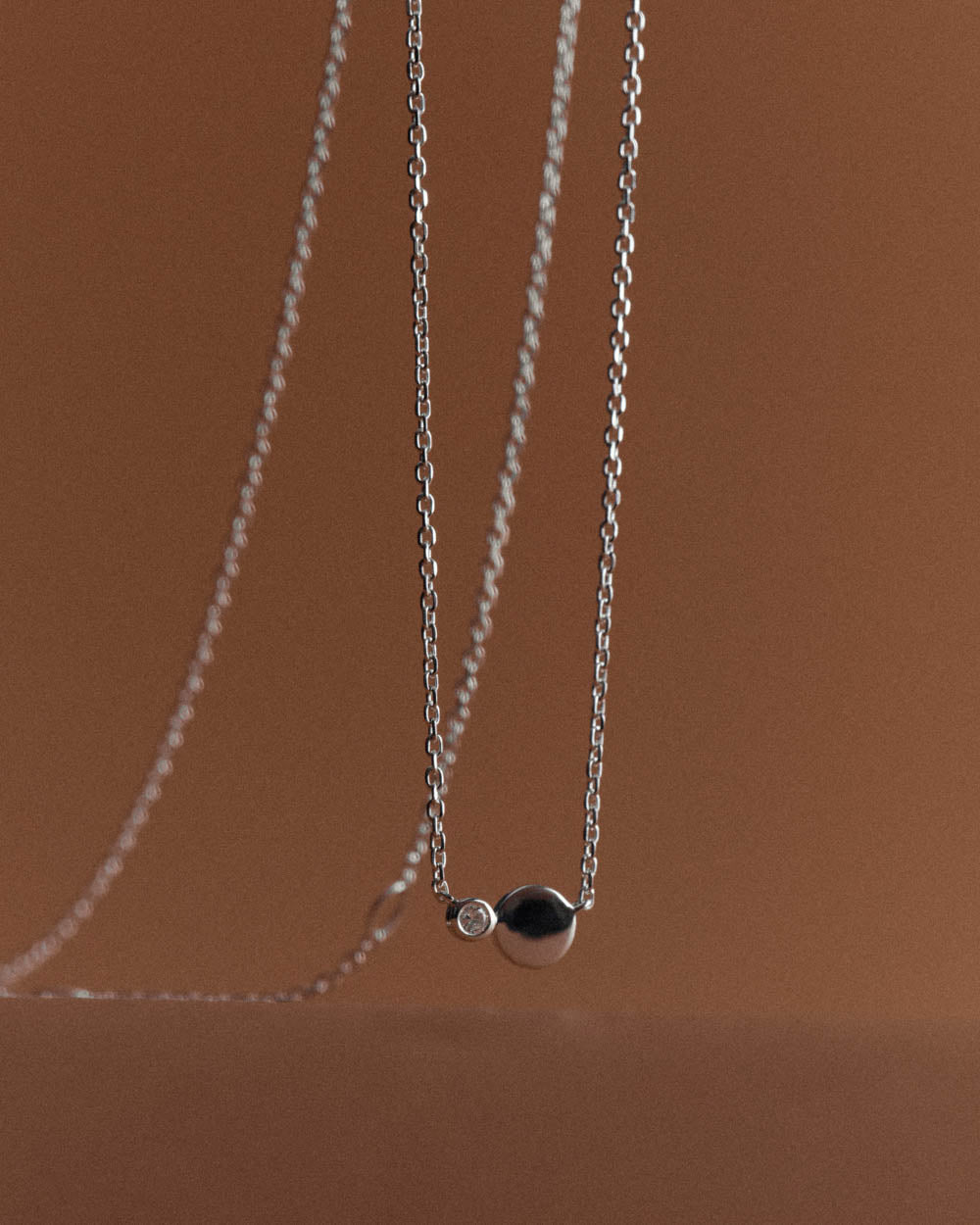 EVERLAST DIAMOND ENGRAVABLE NECKLACE (STERLING SILVER)