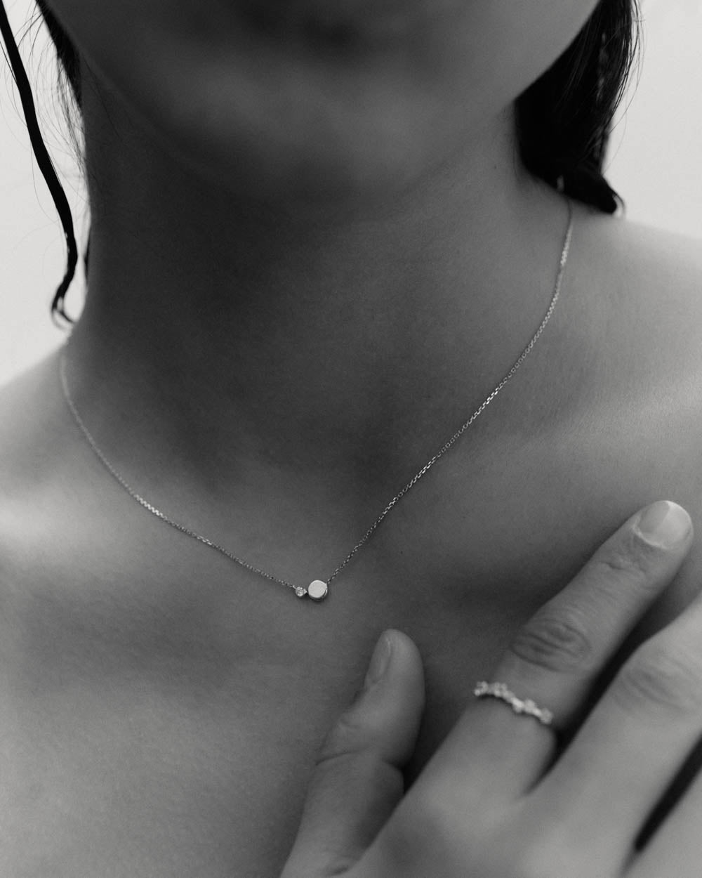 EVERLAST DIAMOND ENGRAVABLE NECKLACE (STERLING SILVER)