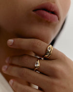 VESSEL RING (18K GOLD PLATED)