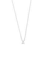 PETITE INITIAL NECKLACE (STERLING SILVER)