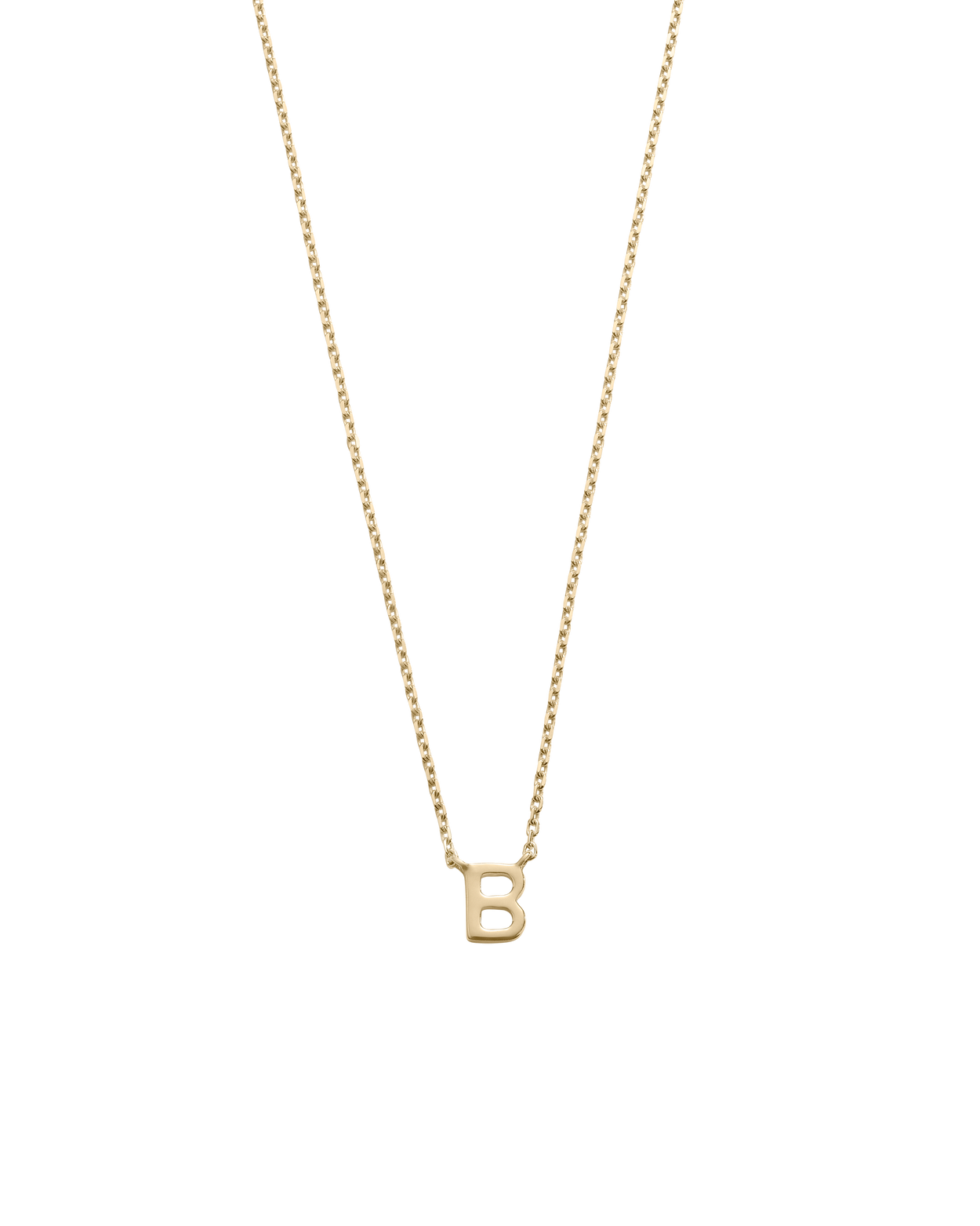 PETITE INITIAL NECKLACE (9K GOLD)