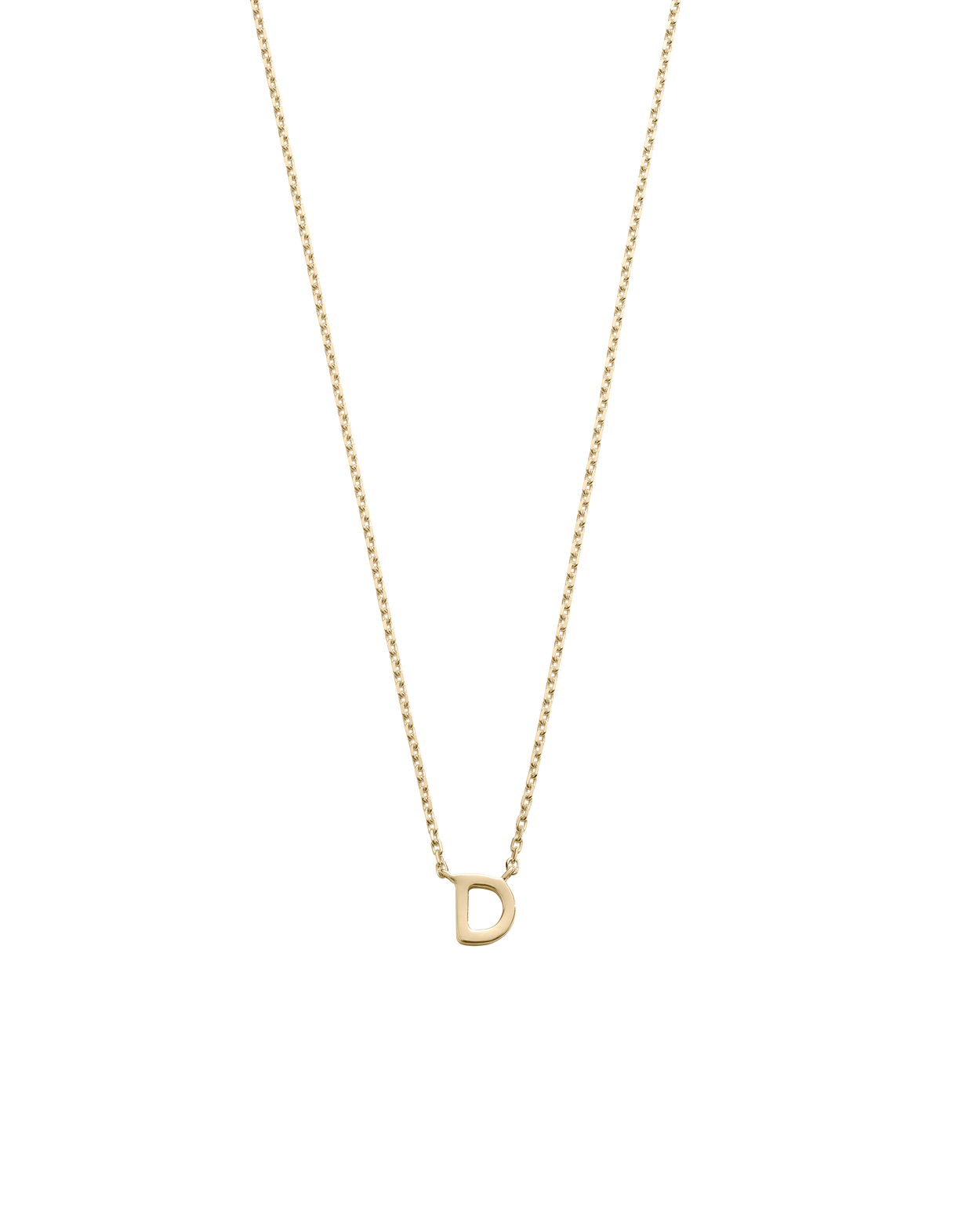 PETITE INITIAL NECKLACE (9K GOLD)