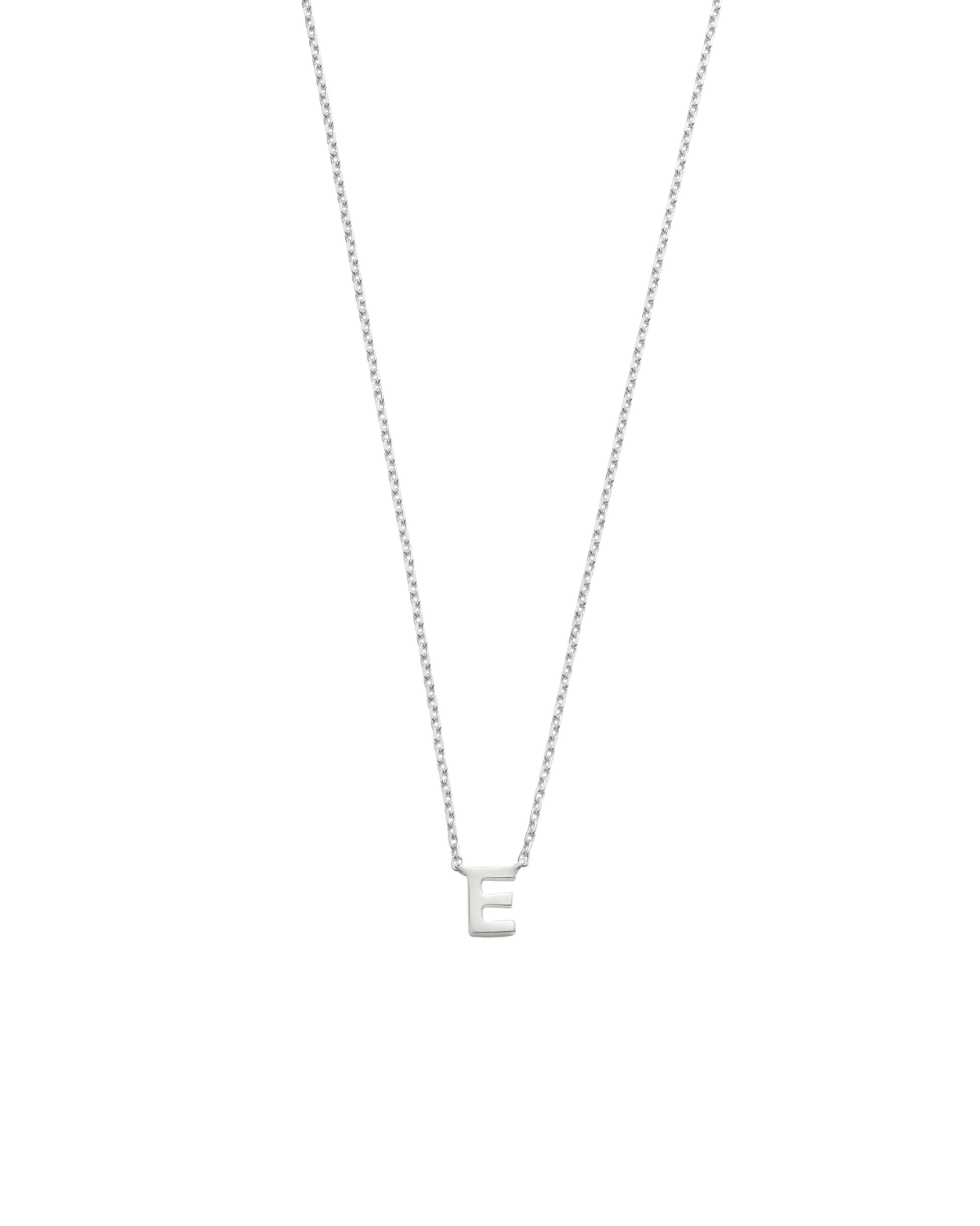 PETITE INITIAL NECKLACE (STERLING SILVER)