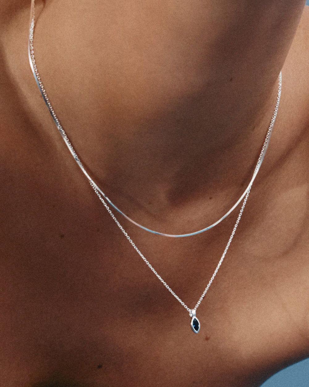 INK NECKLACE (STERLING SILVER)