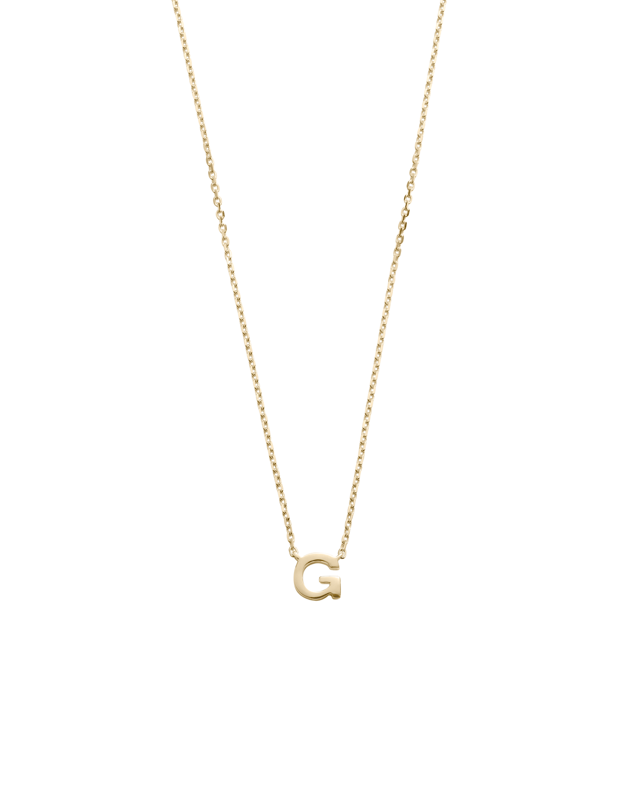 PETITE INITIAL NECKLACE (9K GOLD)