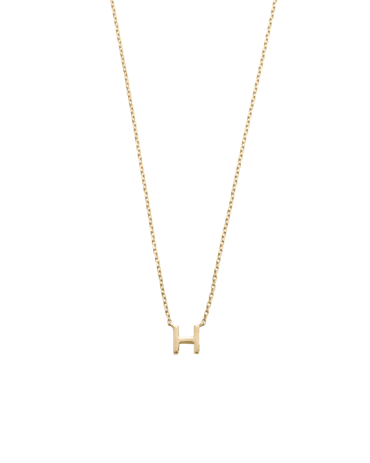 PETITE INITIAL NECKLACE (9K GOLD)