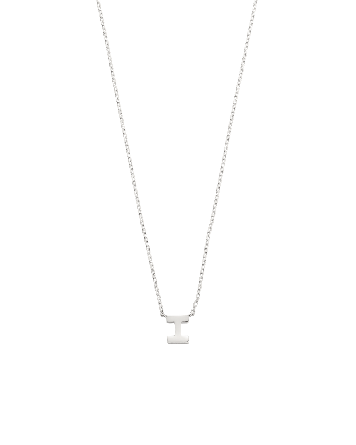 PETITE INITIAL NECKLACE (STERLING SILVER)