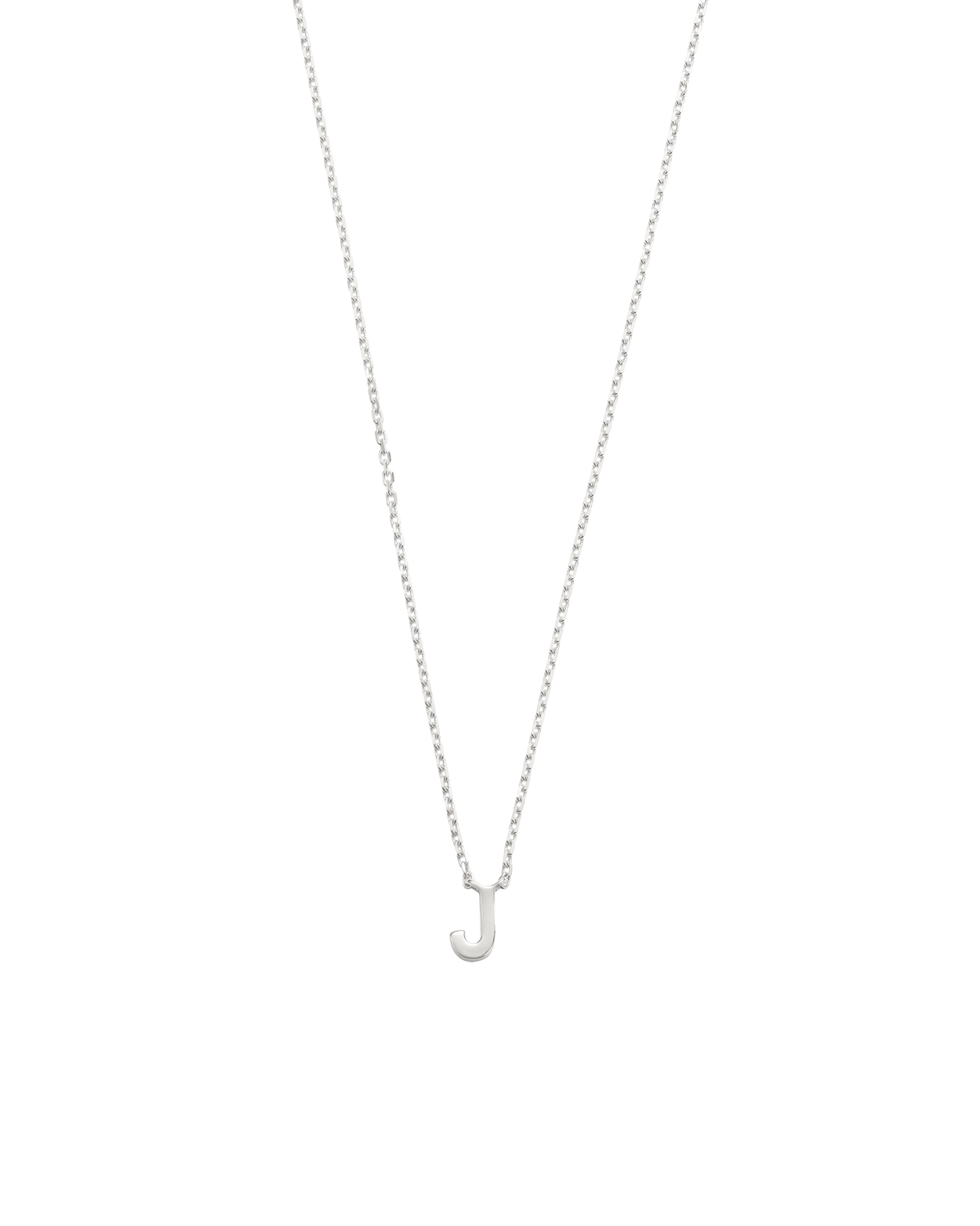 PETITE INITIAL NECKLACE (STERLING SILVER)