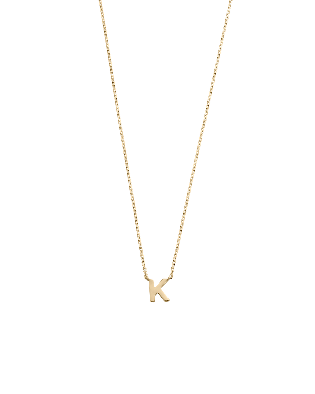 PETITE INITIAL NECKLACE (9K GOLD)