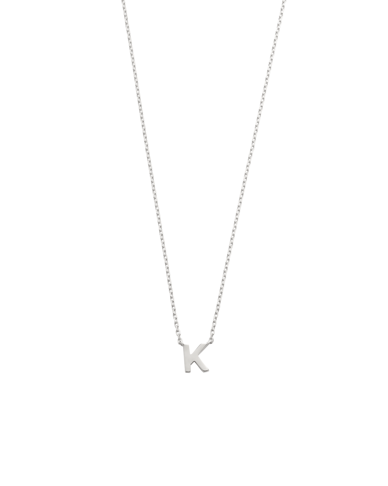 PETITE INITIAL NECKLACE (STERLING SILVER)