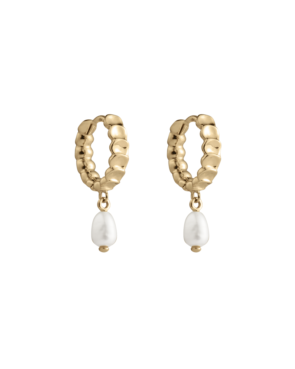 VACATION FINE HOOPS (9K GOLD)