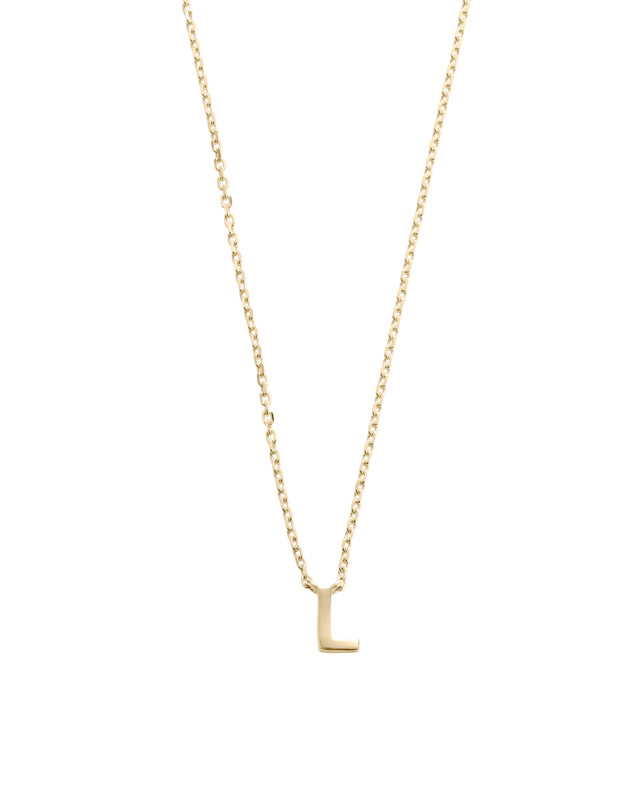 PETITE INITIAL NECKLACE (9K GOLD)