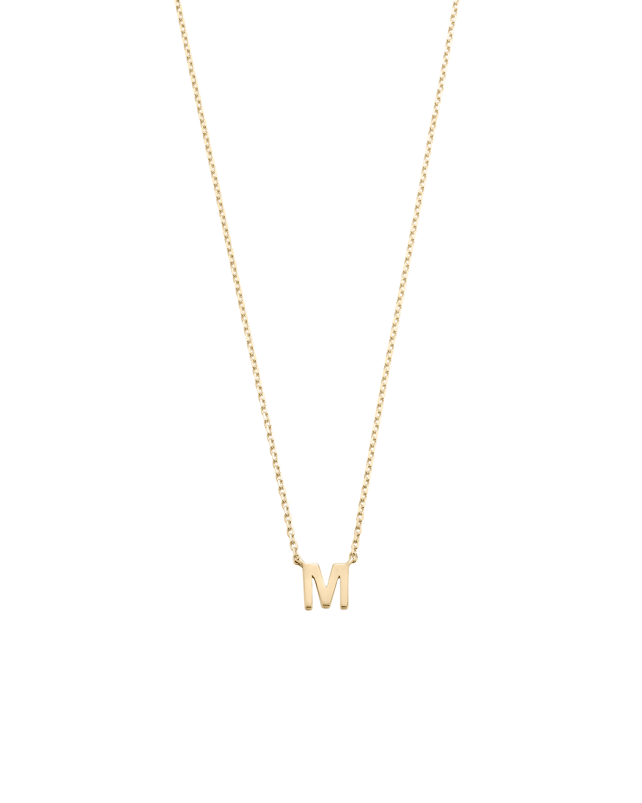 PETITE INITIAL NECKLACE (9K GOLD)