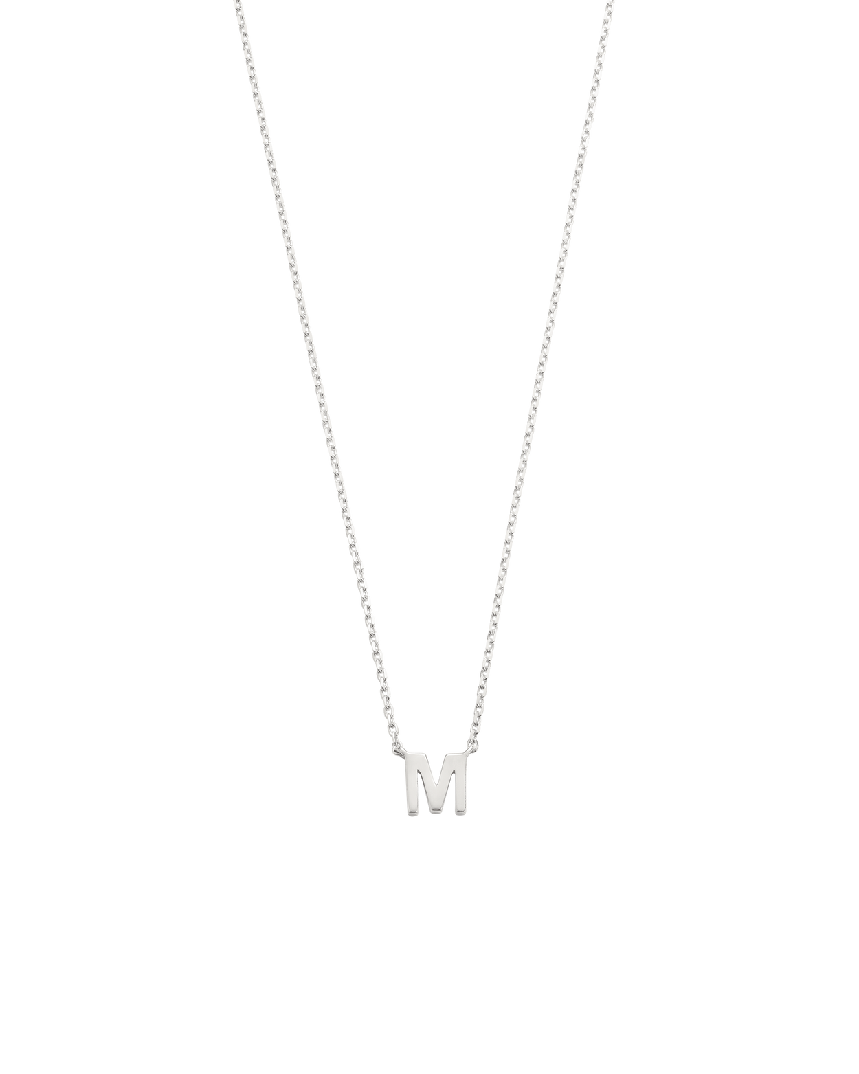 PETITE INITIAL NECKLACE (STERLING SILVER)