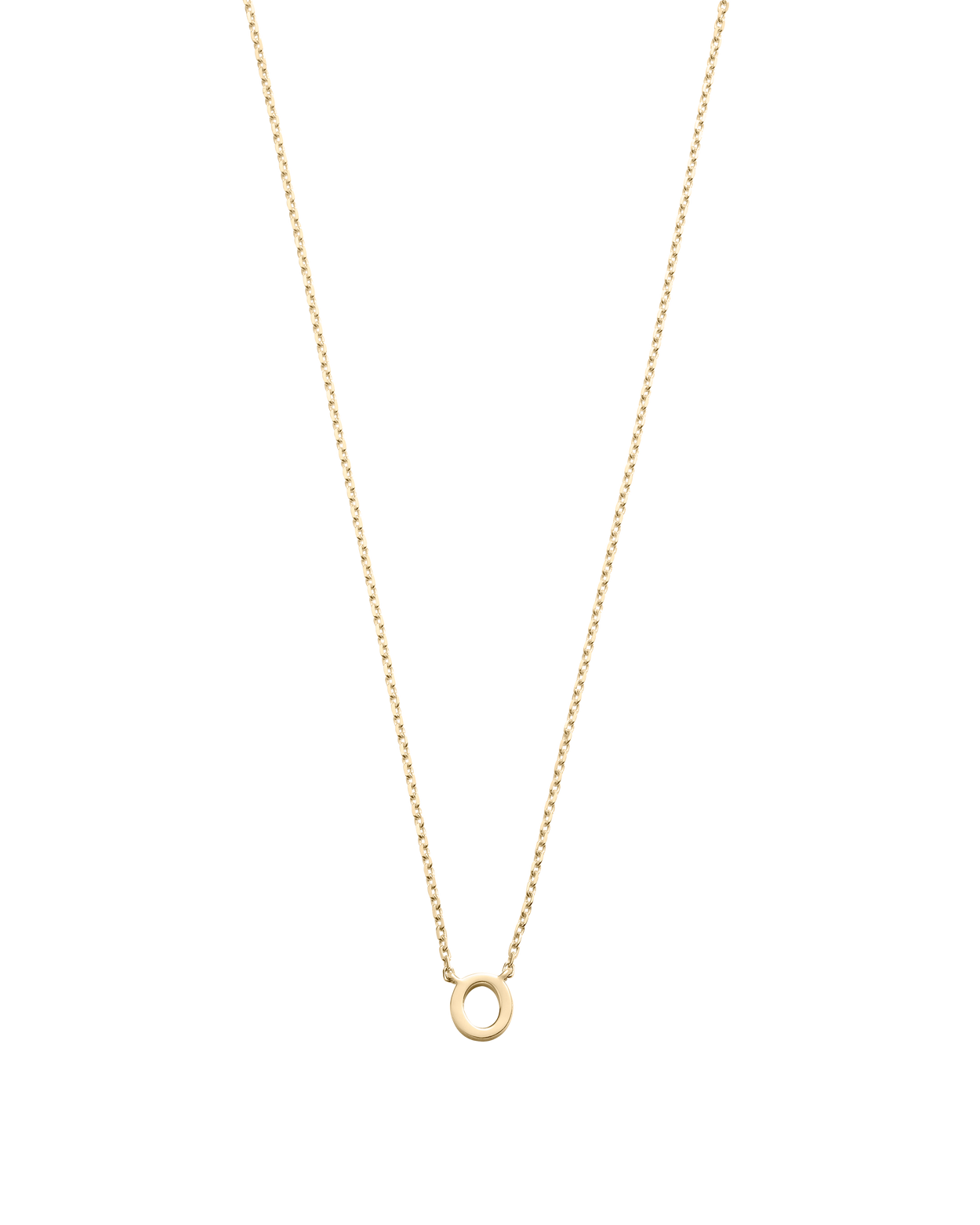 PETITE INITIAL NECKLACE (9K GOLD)