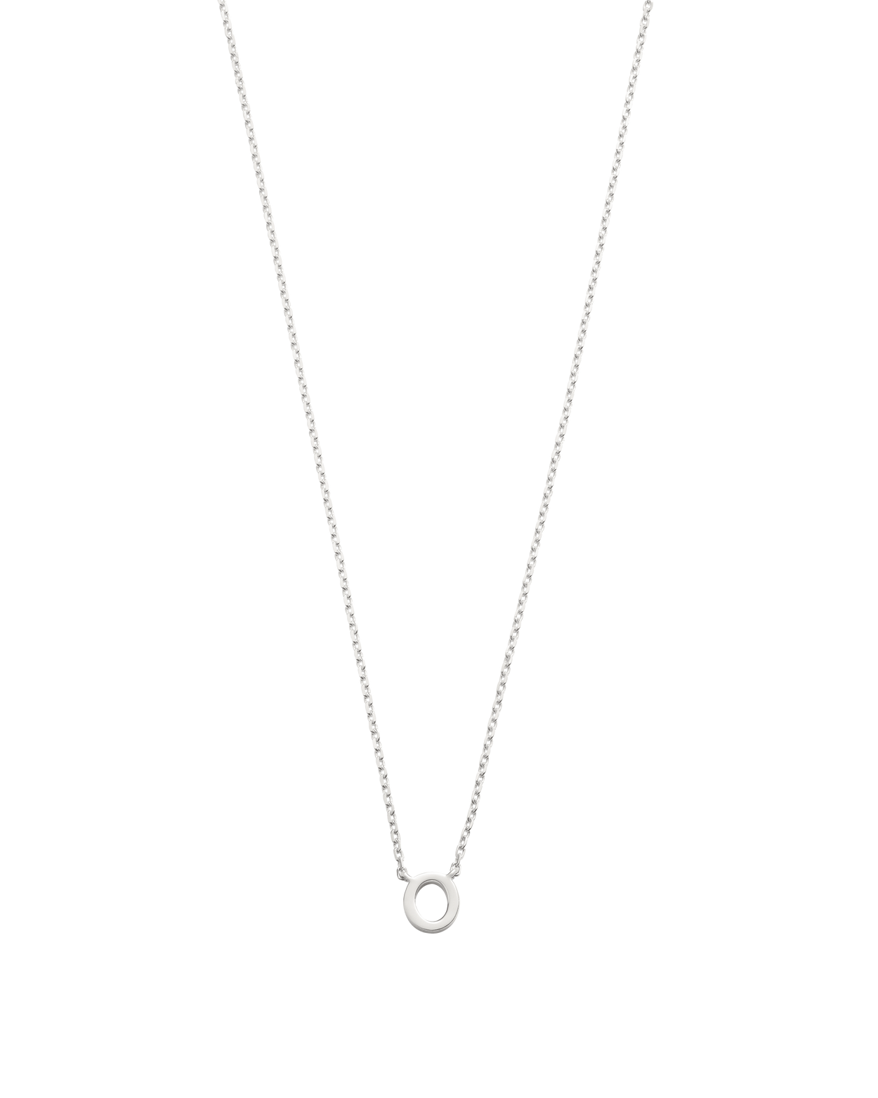 PETITE INITIAL NECKLACE (STERLING SILVER)