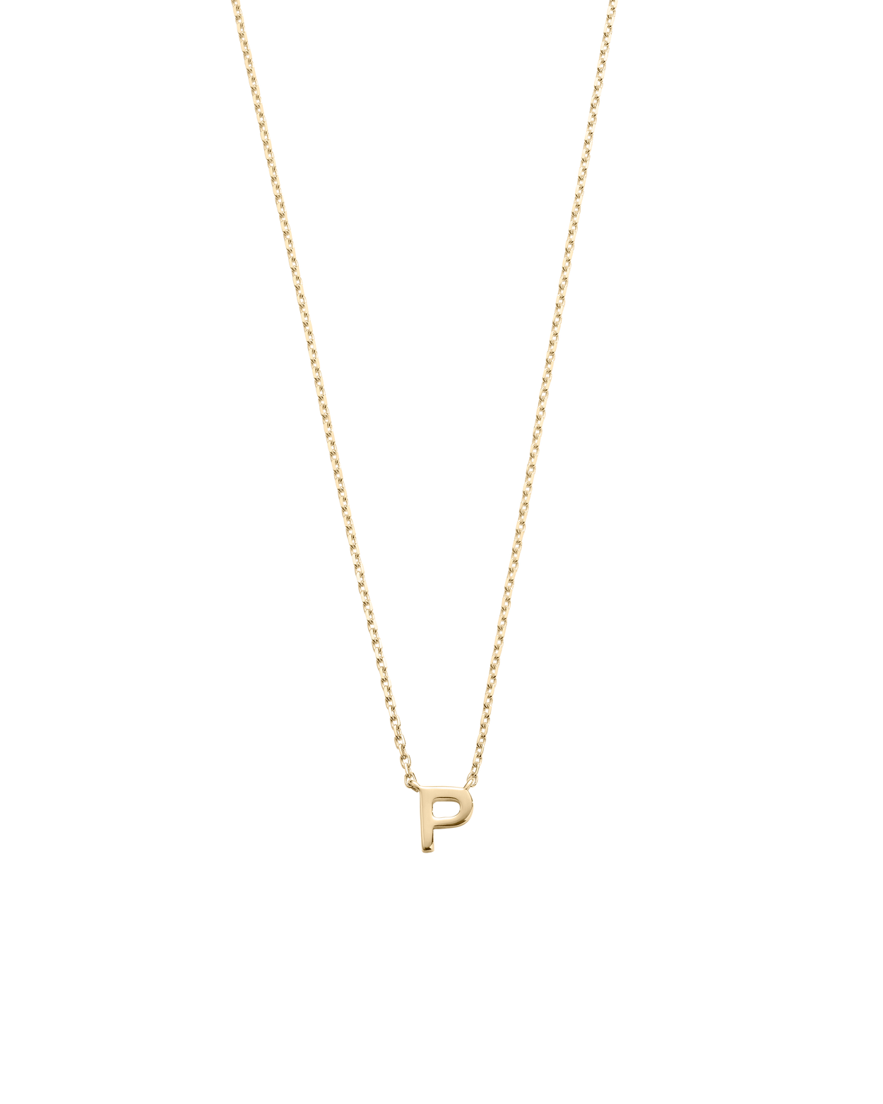 PETITE INITIAL NECKLACE (9K GOLD)