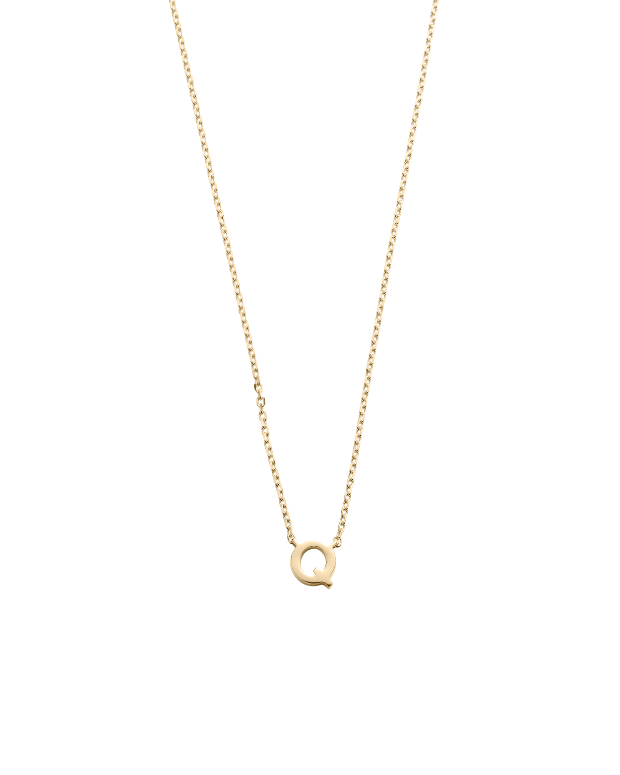 PETITE INITIAL NECKLACE (9K GOLD)
